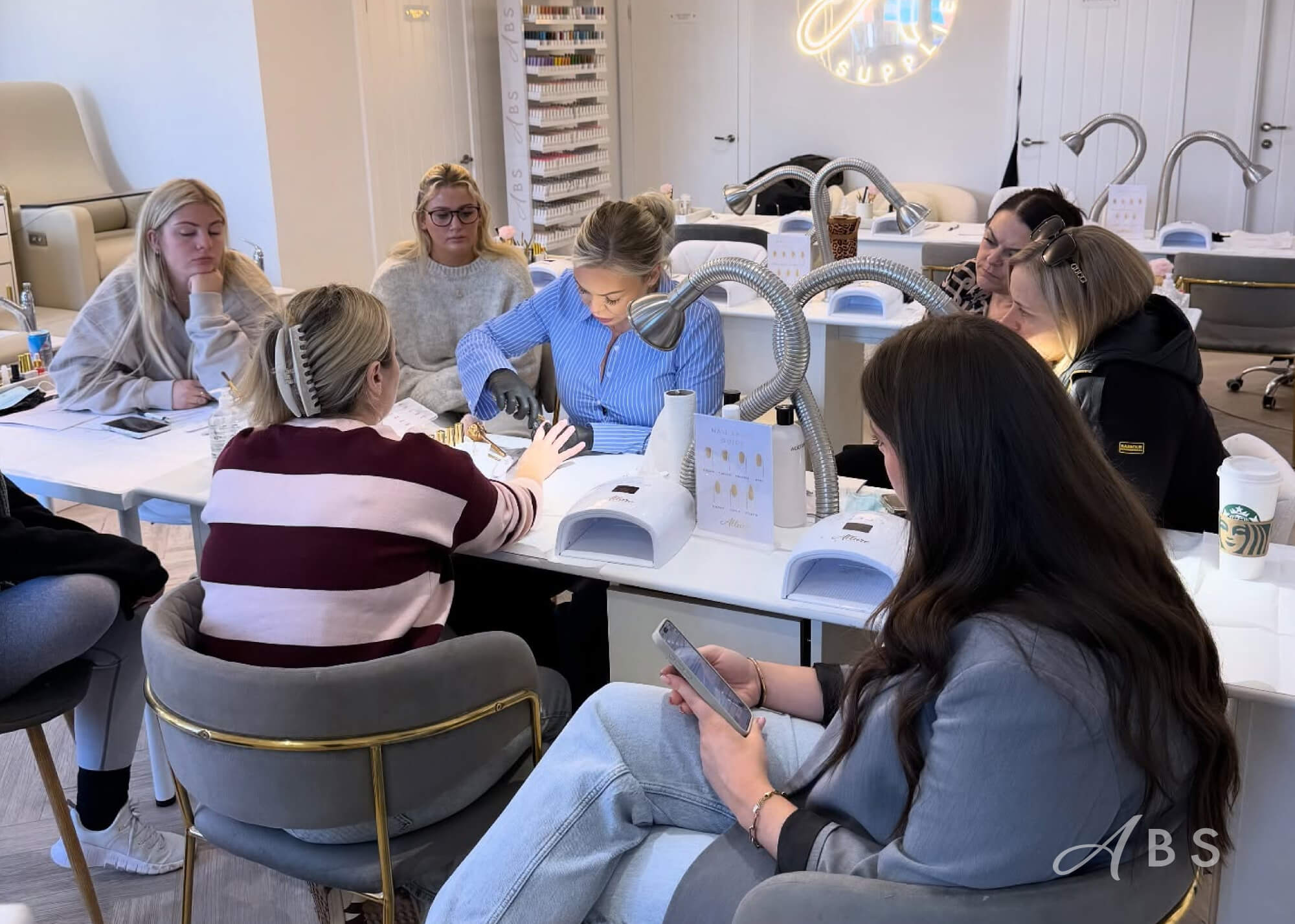 Getting your nails done for the first time