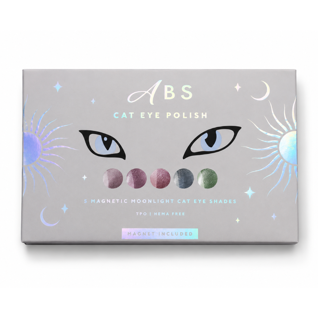 Allure Beauty Supplies Professional Cat Eye Gel Nail Polish Bundle- Moonlight Collection