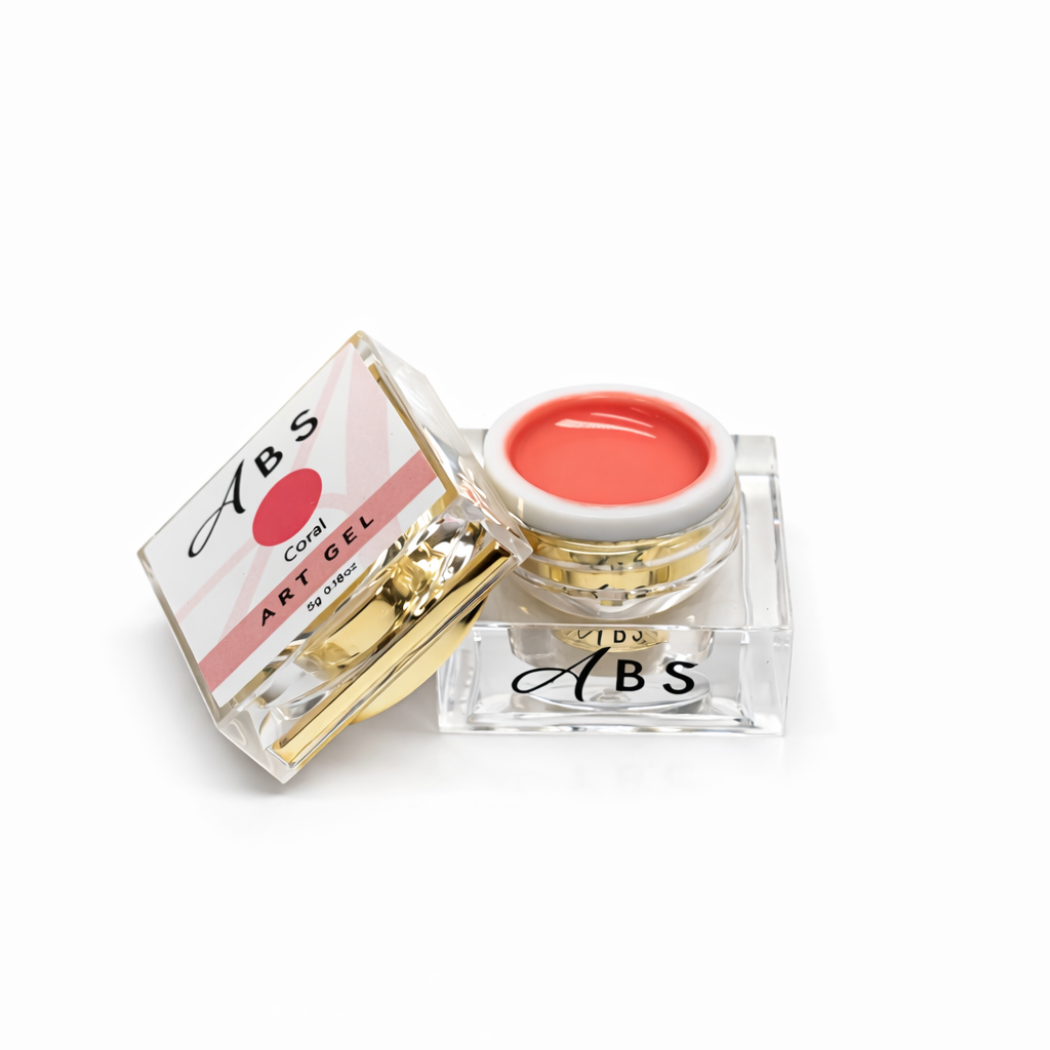 Allure Beauty Supplies Professional Hema-Free Nail Art Gel - Coral