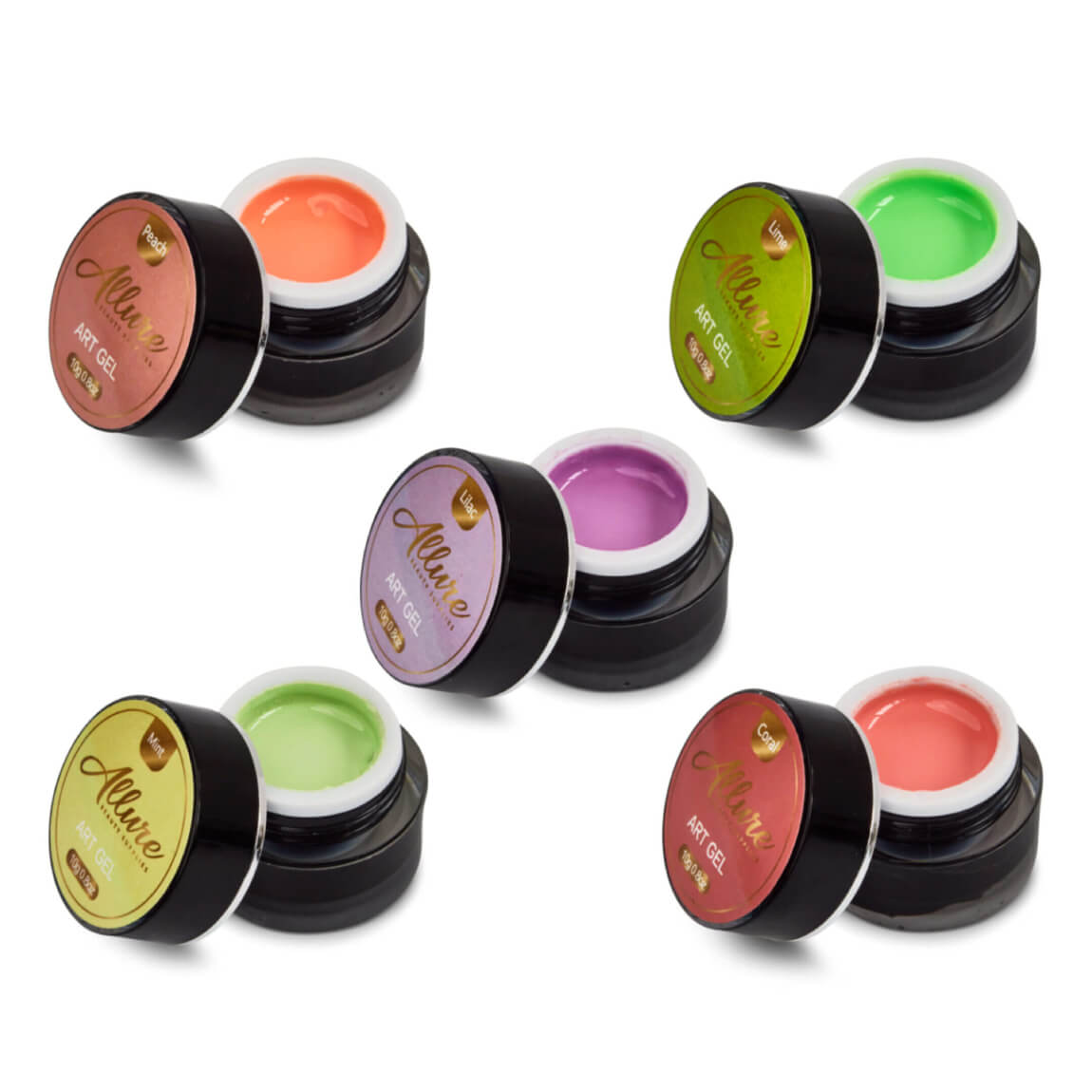 5 Colour Art Gel Bundle - Pastels