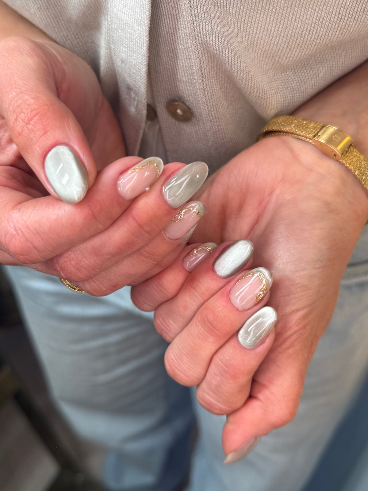 Allure Beauty Supplies Professional Cat Eye Gel Nail Polish Bundle- Moonlight Collection