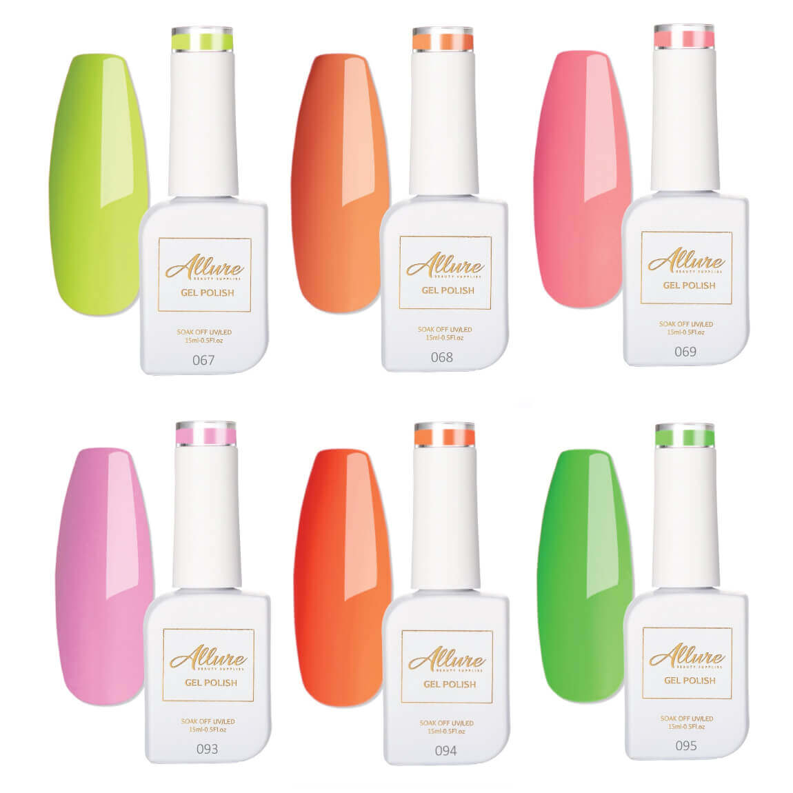 Full Allure Gel Colour Range