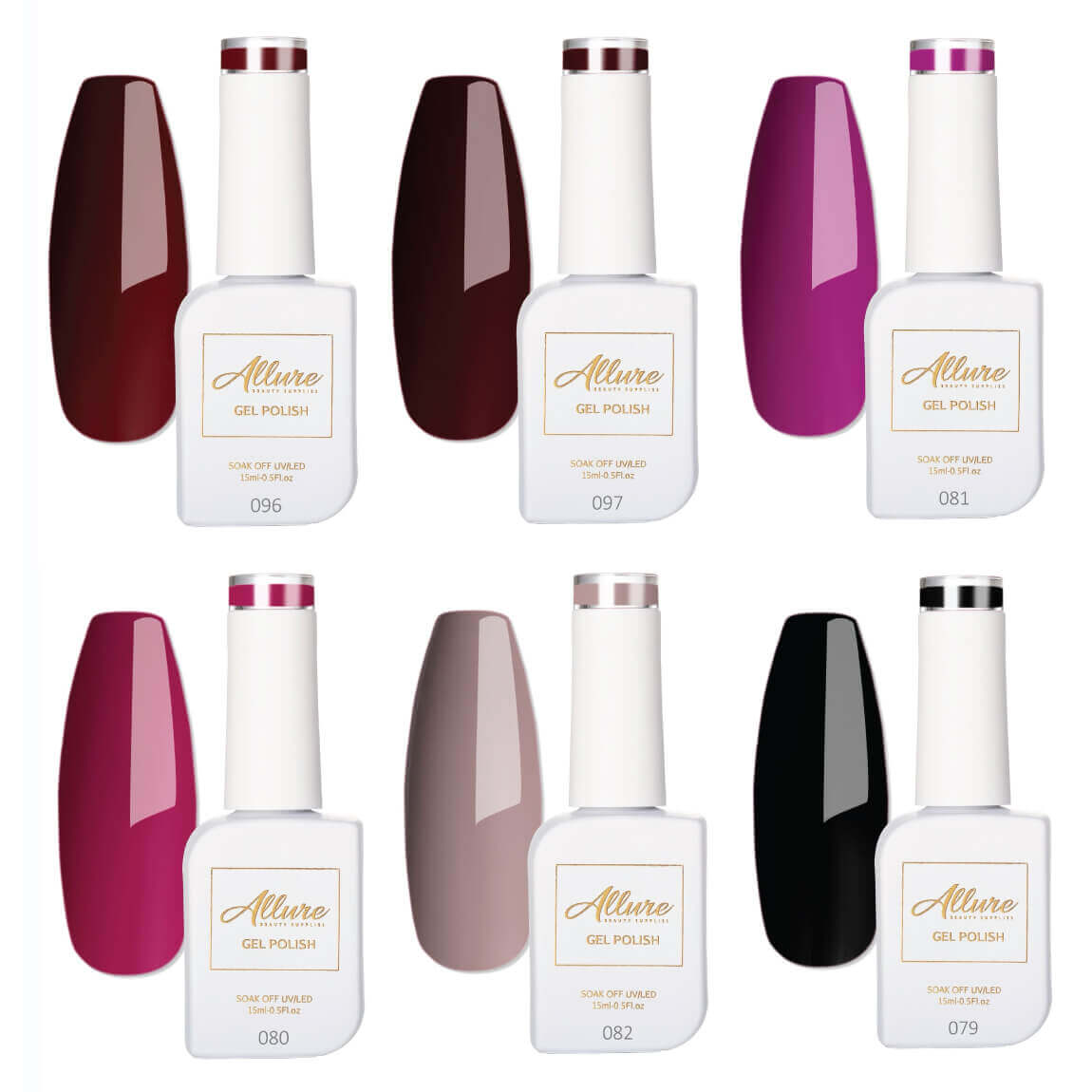 Full Allure Gel Colour Range