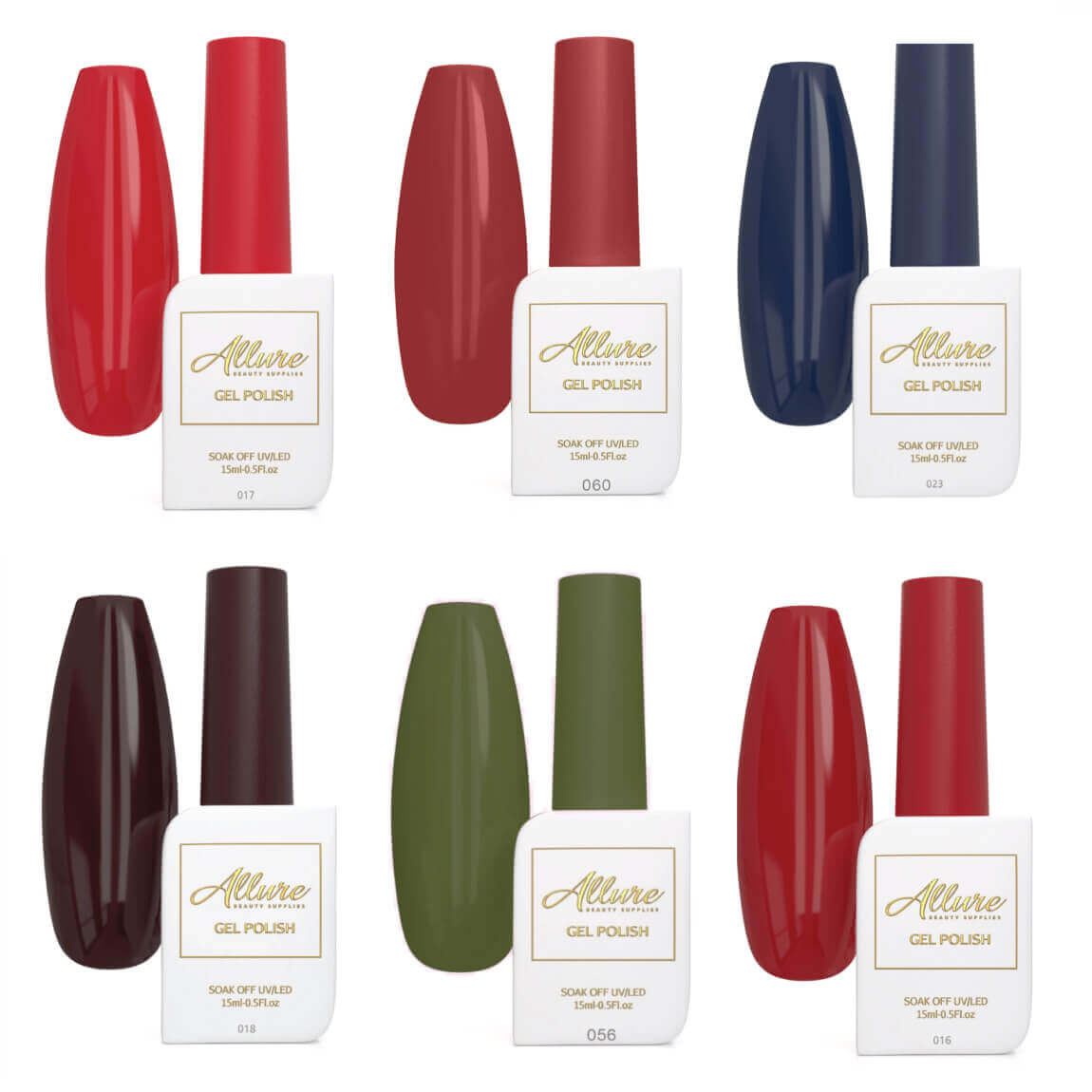 Full Allure Gel Colour Range
