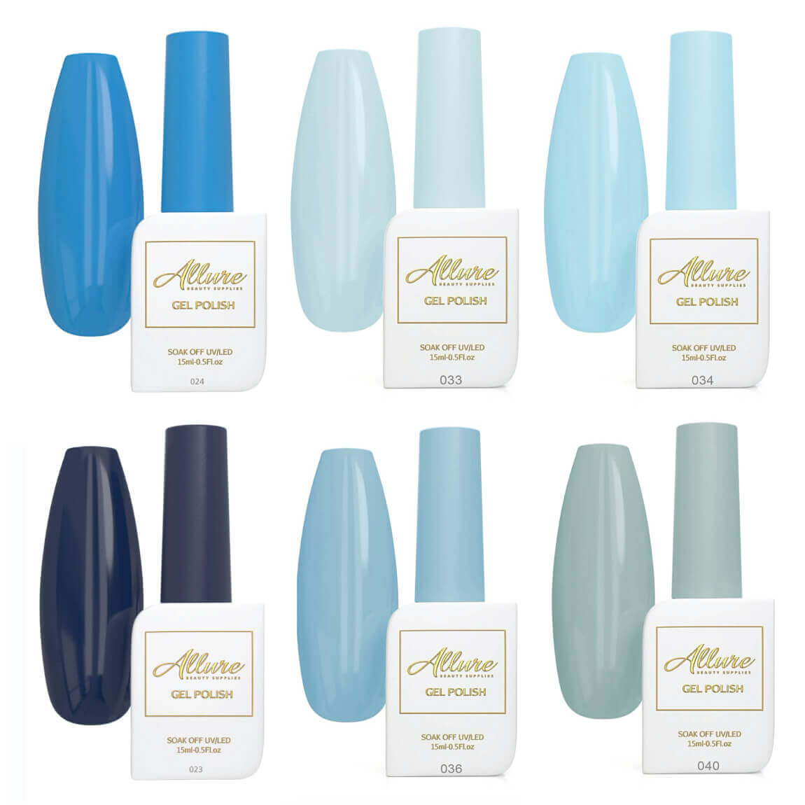 Full Allure Gel Colour Range
