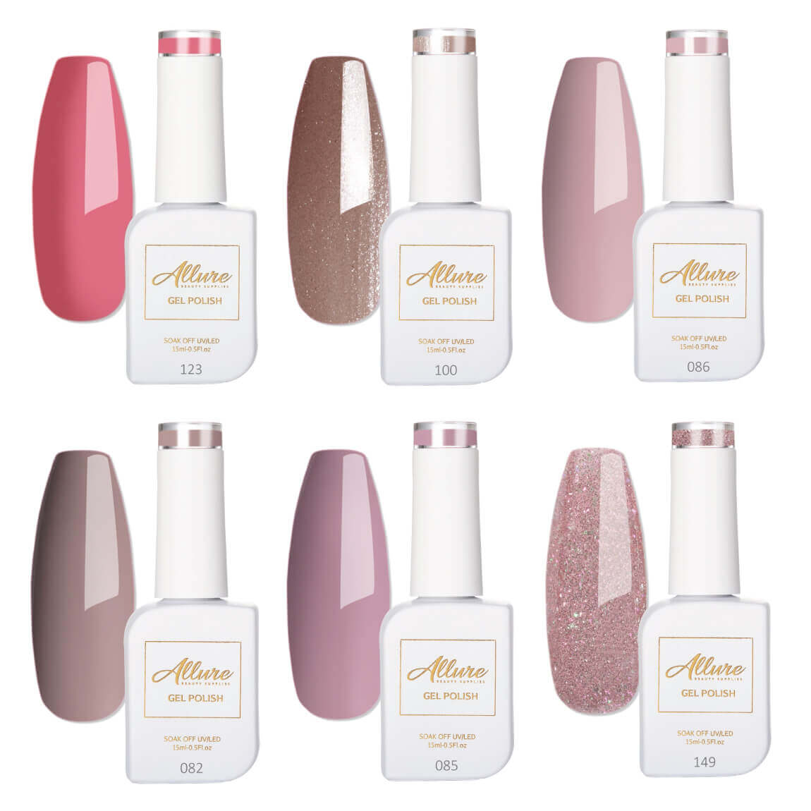 Full Allure Gel Colour Range