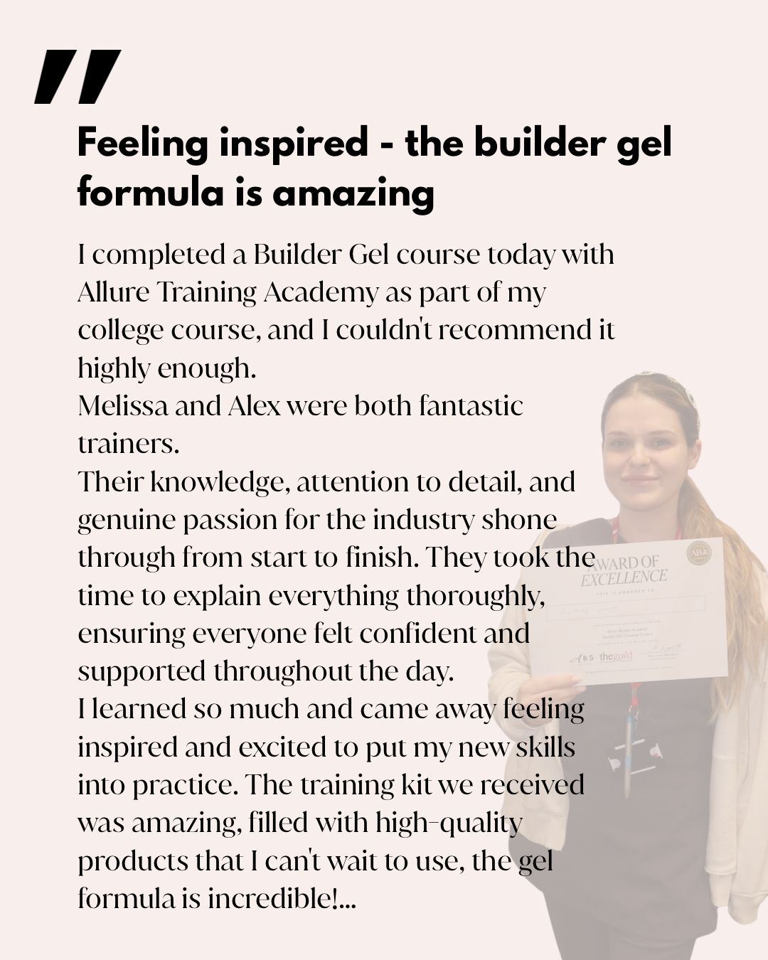 Builder Gel Accredited Course