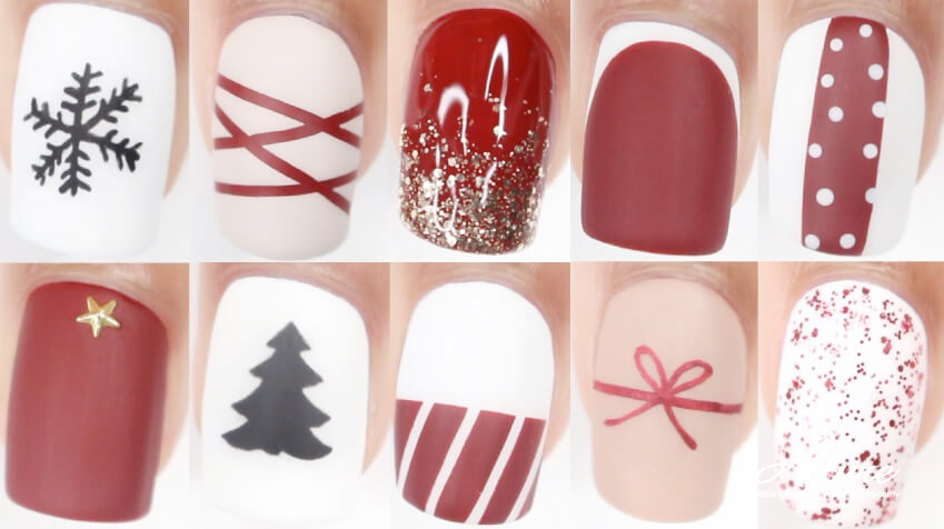 You are currently viewing Christmas Gel Nails inspiration